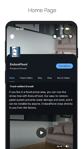 Android application EnduraFlood screenshort