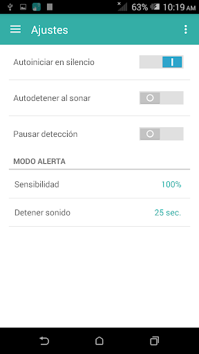 Vista previa de la aplicación