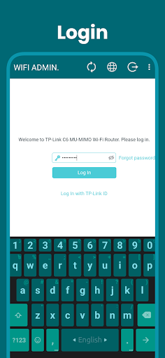 Router Setup - WIFI ADMIN PAGE Screen 2