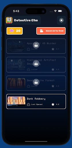 Android application Detective: Interactive Mystery screenshort