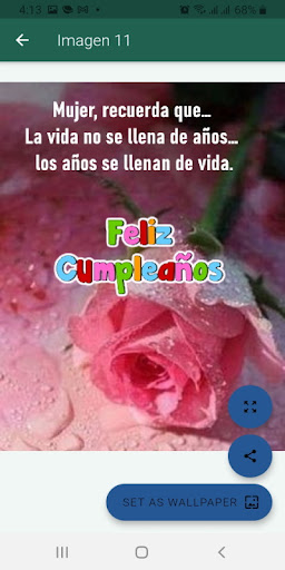 Frases de feliz cumpleaños Screen 3