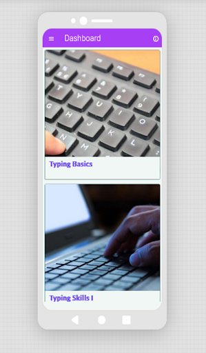 Android application Learn Typing screenshort