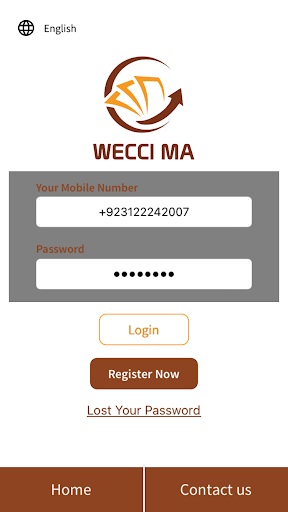 Android application Wecci Ma screenshort