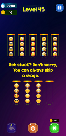Emoji Sort Puzzle Sort Gameのおすすめ画像3