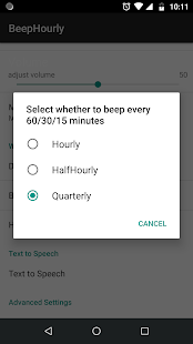 Beep Hourly - Your hourly chim Screenshot