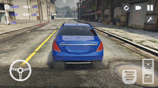 Mercedes Maybach Drift Driving