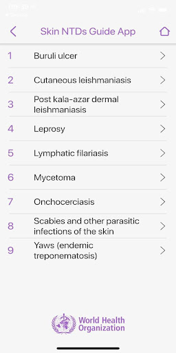 Skin NTDs App Screen 3