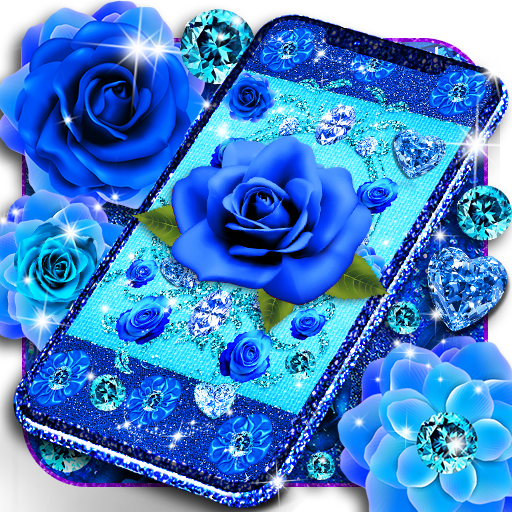 Blue diamonds live wallpapers 25.3 Icon