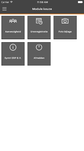 Android application Syntri Productie screenshort