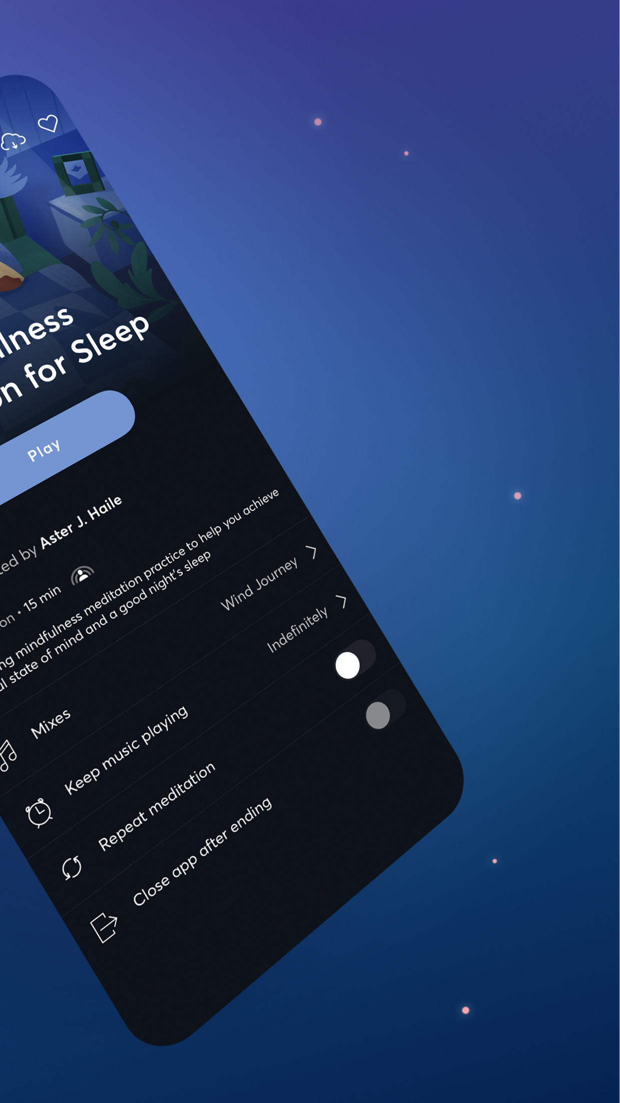 Android application BetterSleep: Sleep tracker screenshort