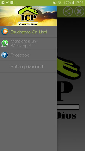 Android application Radio ICP screenshort
