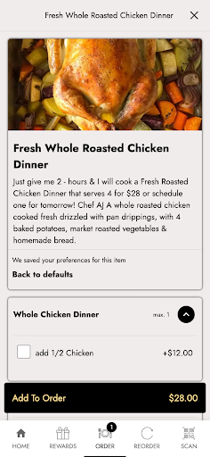 AJs Burgers Screen 3