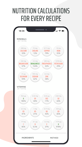 Nutimi - Recipe Cookbook Screen 2