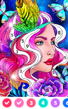 Color123 塗り絵 ぬりえ 無料 色塗りアプリ 数字で色塗り 塗り絵 数字 無料 Androidアプリ Applion