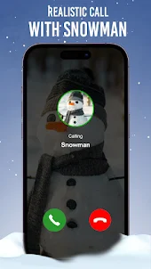 Snowman Prank: Video Call