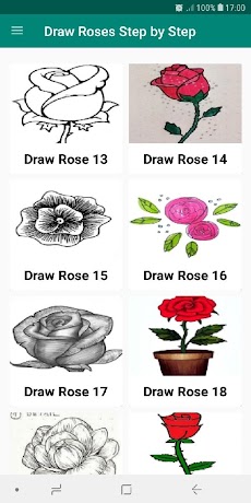 Learn to Draw Roses Flowerのおすすめ画像1