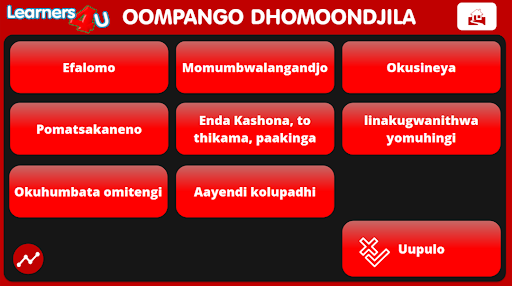 Android application Learners4U Oshiwambo Study screenshort