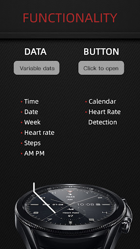 Simple Starry Sky For Wear OS Screen 2