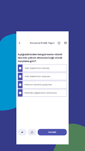 Ehliyet Sınav Soruları Screen 2