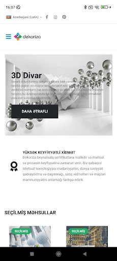 Dekoriza.az Screen 2