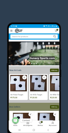 Android application Gunexy Sports screenshort
