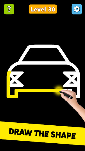 Single Line Puzzle Drawing 1