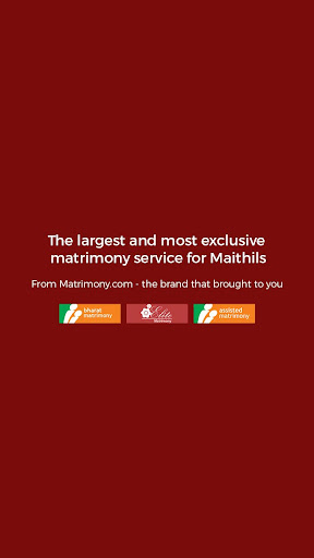Android application Maithil Matrimony - Shaadi App screenshort