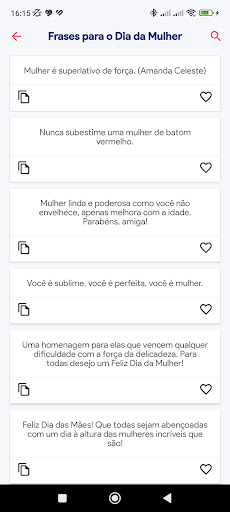 Mensagem do Dia da Mu 2024 Screen 3