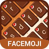 Yummy Strawberry Chocolate Emoji Keyboard Theme🍫 icon