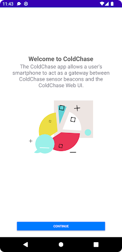 Android application ColdChase Gateway screenshort