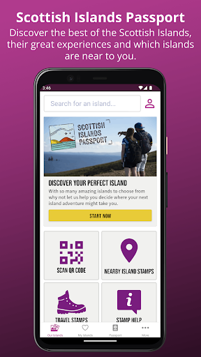 Android application Scottish Islands Passport screenshort