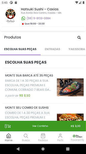 Hatsuki Sushi - Caxias Screen 3