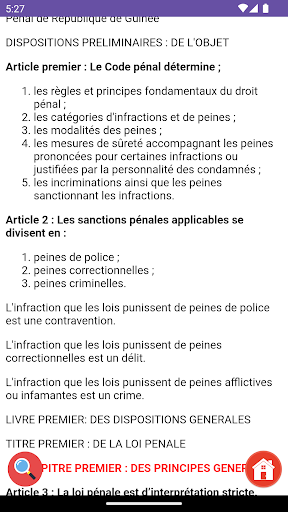Code Pénal de Guinée Screen 3