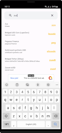 Coins Symbols Screen 2