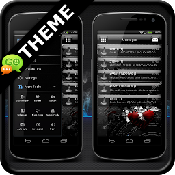 Icon image Jelly Black GO SMS Theme