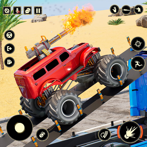 Monster Truck Car Crash Game