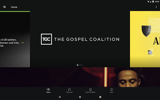 Screenshot of The Gospel Coalition