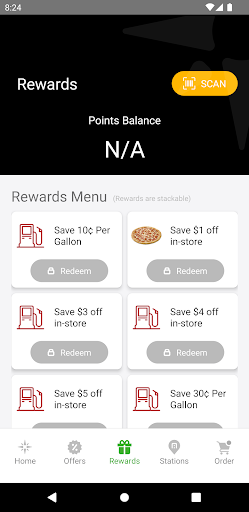 Atlantis Rewards – Gas & Perks Screen 3