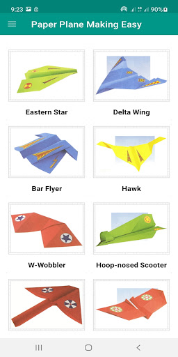 Android application Paper Plane Making Easy screenshort
