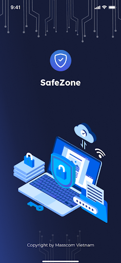 Android application SafeZone screenshort