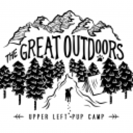 The Great Outdoors Pup Camp logo