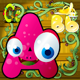 abc for fruit coloring for kid icon
