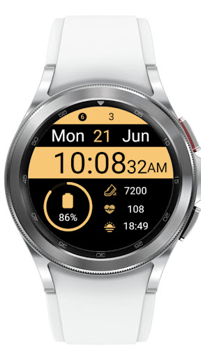 Android application HSP Watch Face S3 DIGITAL1 screenshort