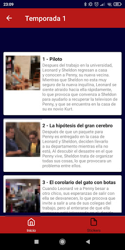 The big bang theory Screen 2