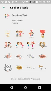 Valentine Day Stickers