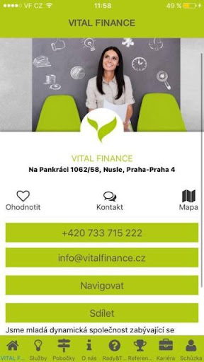 Android application Financni Poradenstvi screenshort
