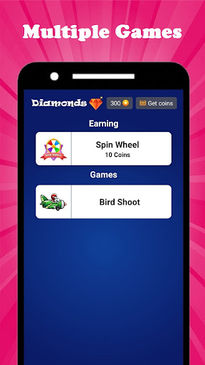 Android application Diamond game - play and earn screenshort