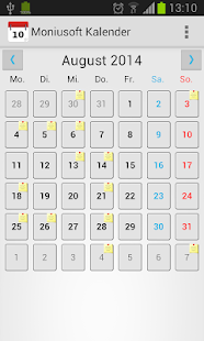 Moniusoft Kalender स्क्रीनशॉट
