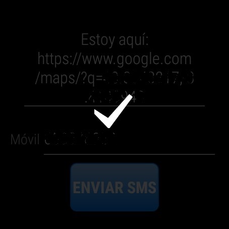 SMSLocation - SMS GPS Location Screen 2