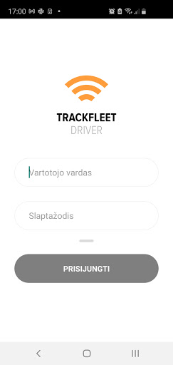 Android application Trackfleet Driver screenshort